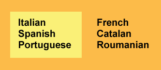 The romance language family