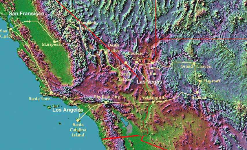 Clickable map of the trip - too bad you can't see it !